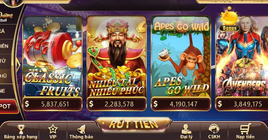 Hệ thống game được cập nhật liên tục mang đến trải nghiệm giải trí tuyệt vời