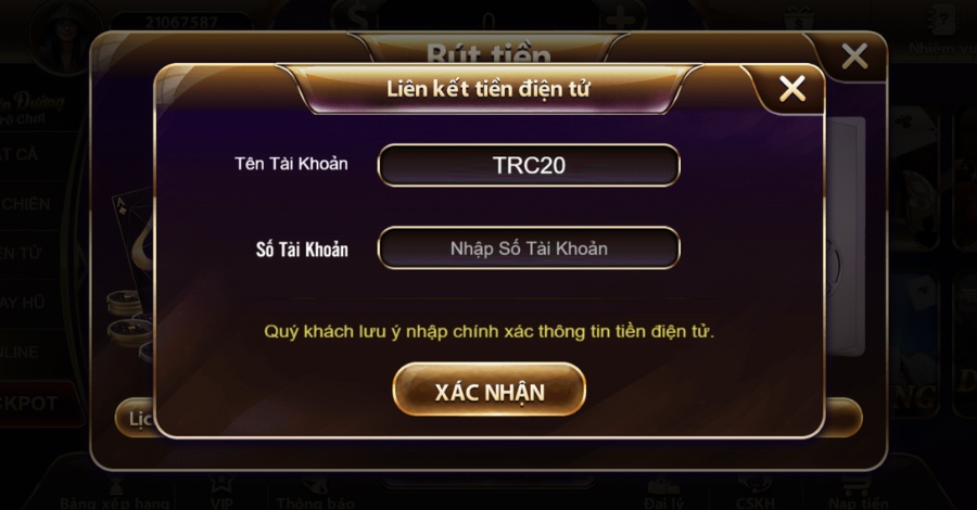 Chọn hình thức rút tiền TDTC phù hợp với nhu cầu cá nhân và tiến hành liên kết