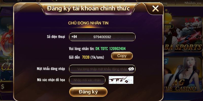 Tân thủ có thể đăng ký tham gia thông qua tài khoản facebook chính chủ